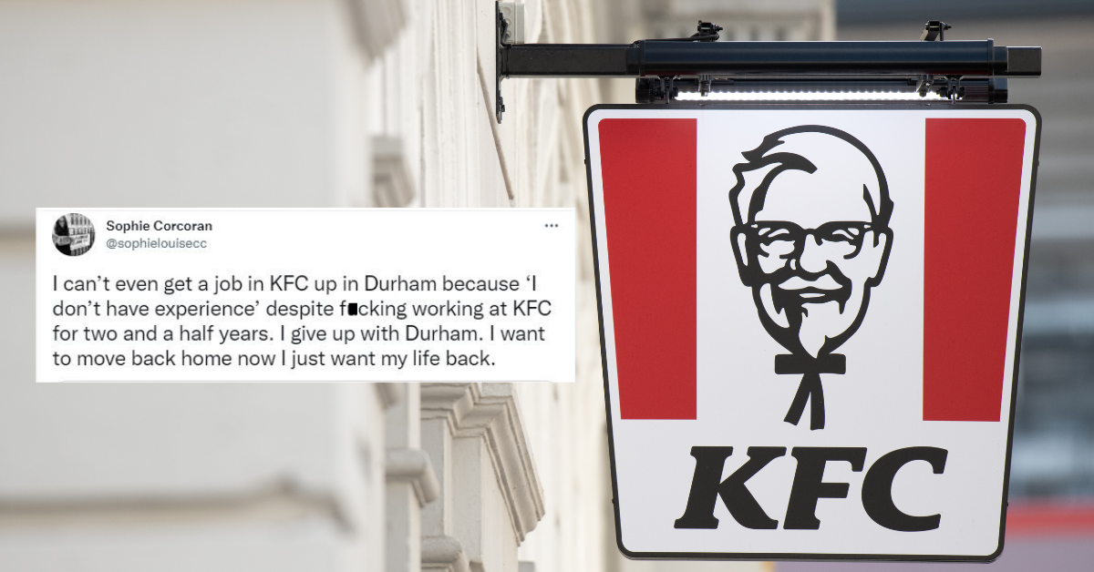 Woman Shares Awkward Rejection Letter From KFC Job Full Of The Cringiest Chicken Puns