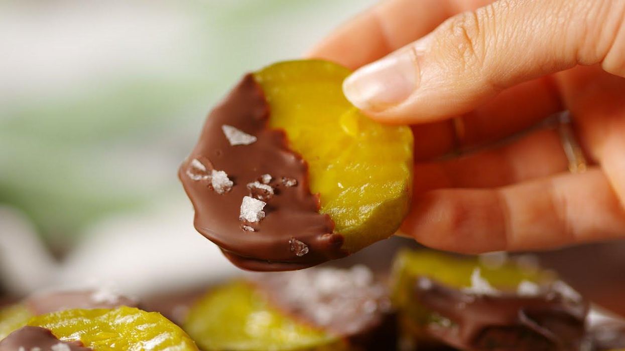 Chocolate-covered pickles are the ultimate sweet-and-salty snack we've been missing out on