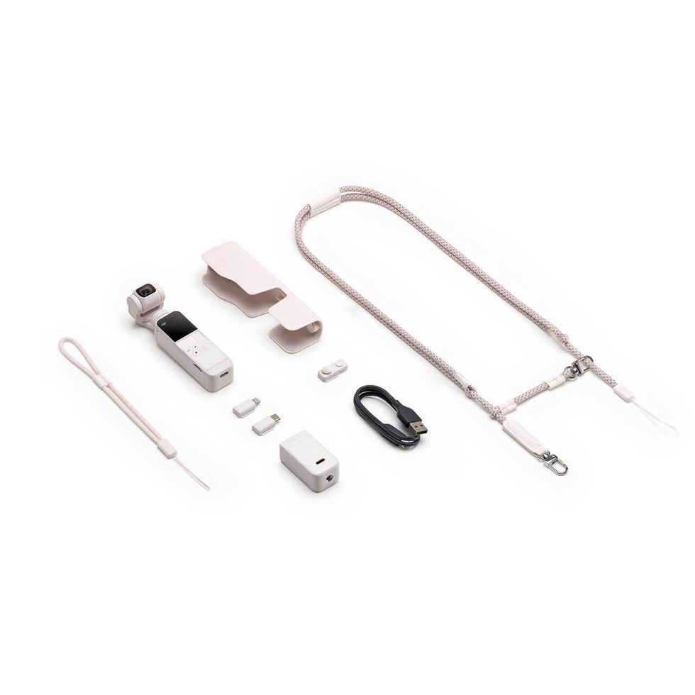 DJI Pocket 2 Bundle includes straps and sling for easy video taping.