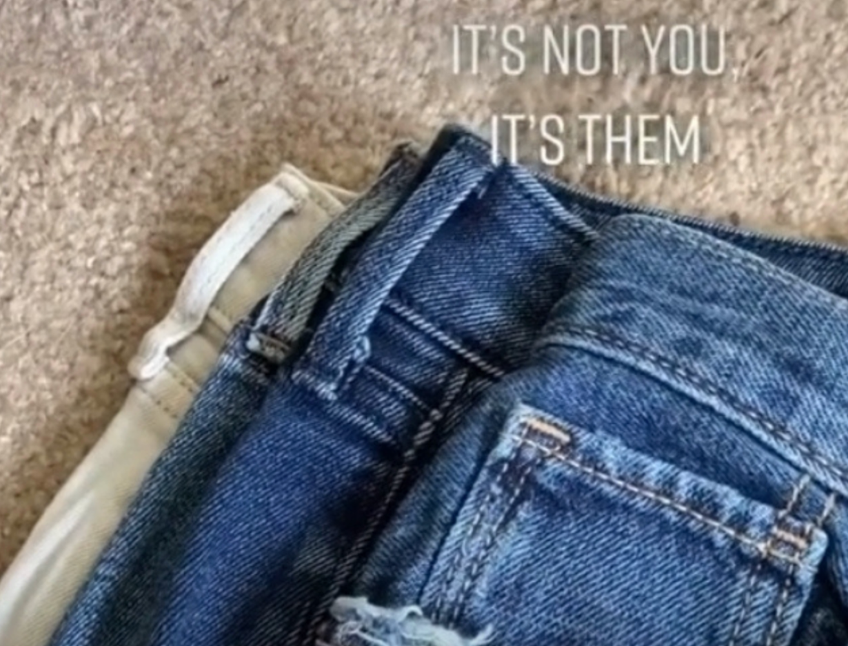 old navy tiktok jeans