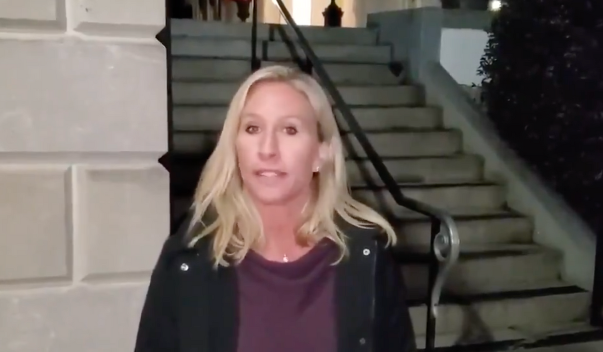 Video of QAnon Rep Walking Out of White House 'Planning Session' for Jan 6 'Objection' Resurfaces