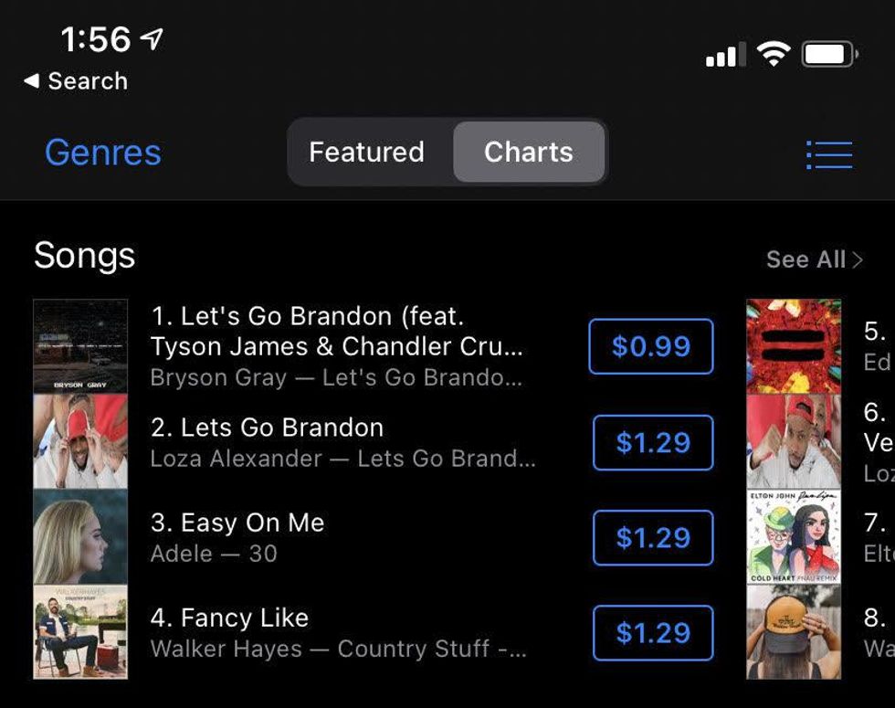 Rapper Behind Let S Go Brandon Anti Biden Song Which Remains No 1 On Itunes Speaks Out About Free Speech Double Standards Theblaze Rapper Behind Let S Go Brandon Anti Biden Song Which Remains No 1 On Itunes Speaks Out About Free Speech Double Standards Theblaze