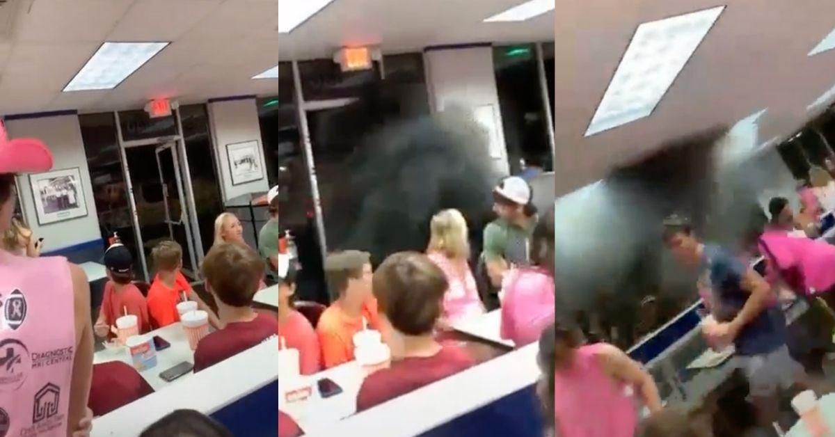 Driver Sparks Outrage After Pumping Truck's Exhaust Fumes Into Fast Food Joint Filled With People