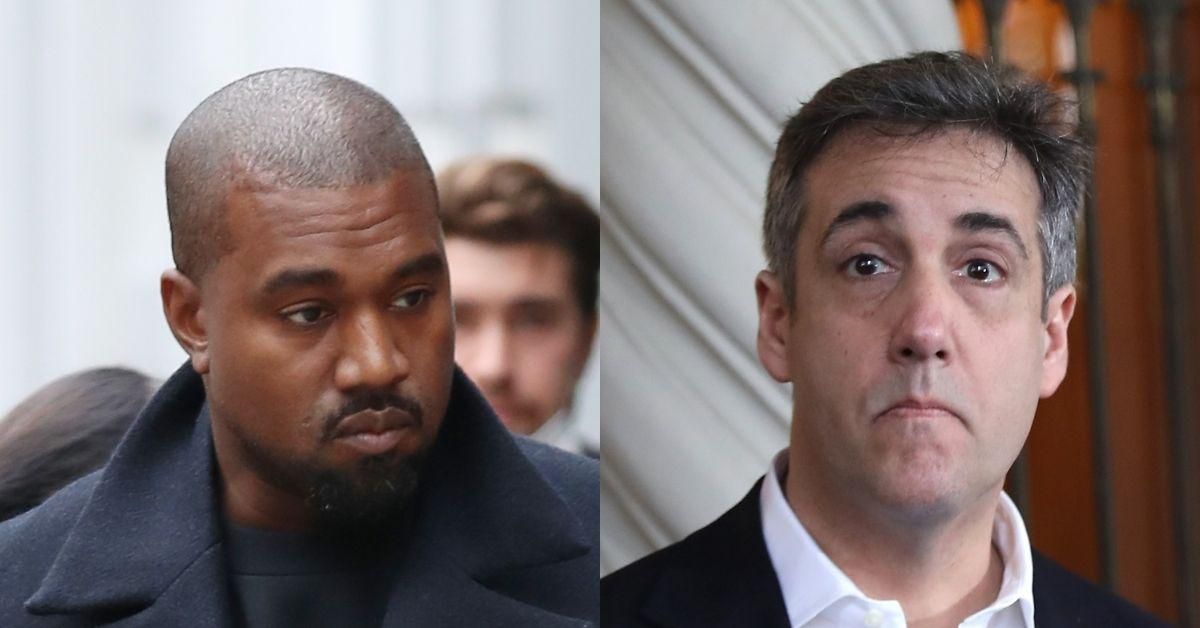 Kanye West Wears Creepy Mask To Discreetly Meet With Michael Cohen—And We're Not Okay