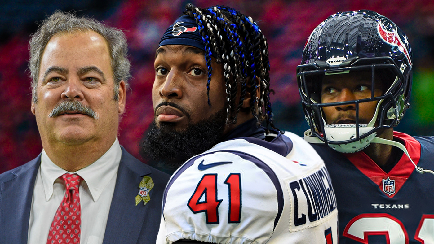 Texans Cal McNair, Zach Cunningham, David Johnson