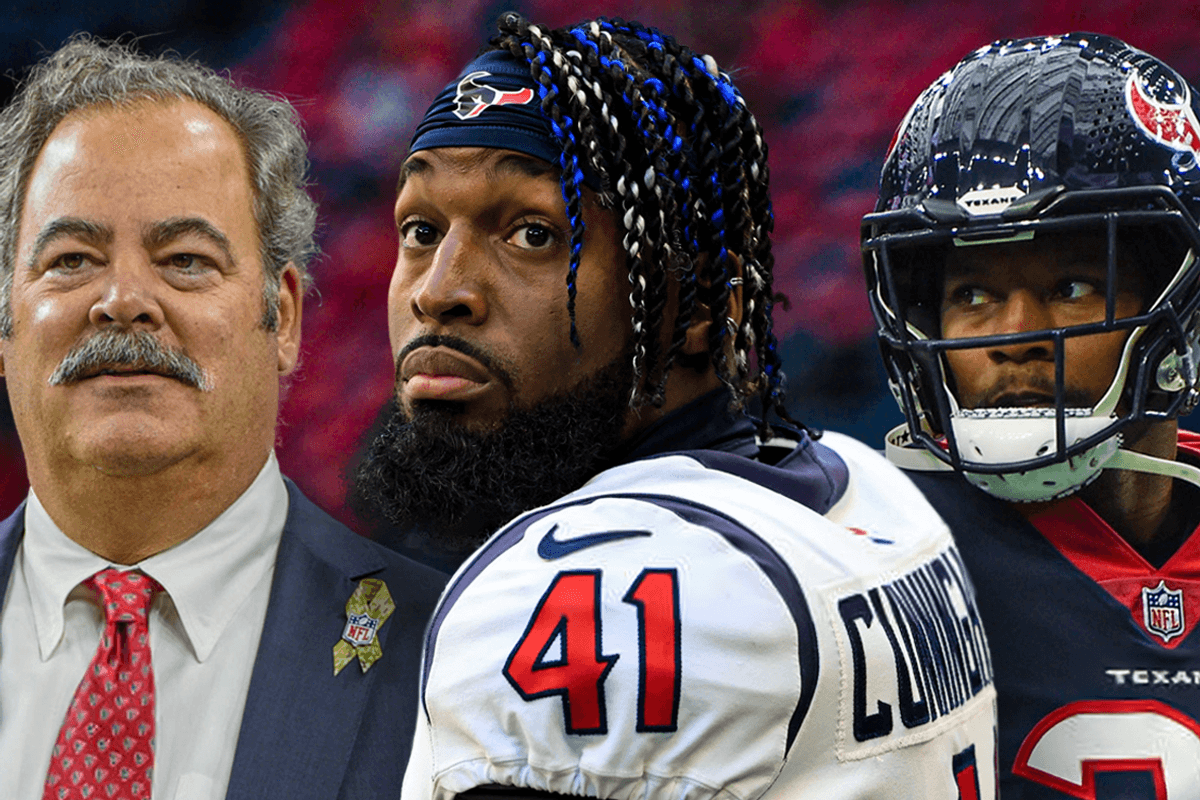 Texans Cal McNair, Zach Cunningham, David Johnson