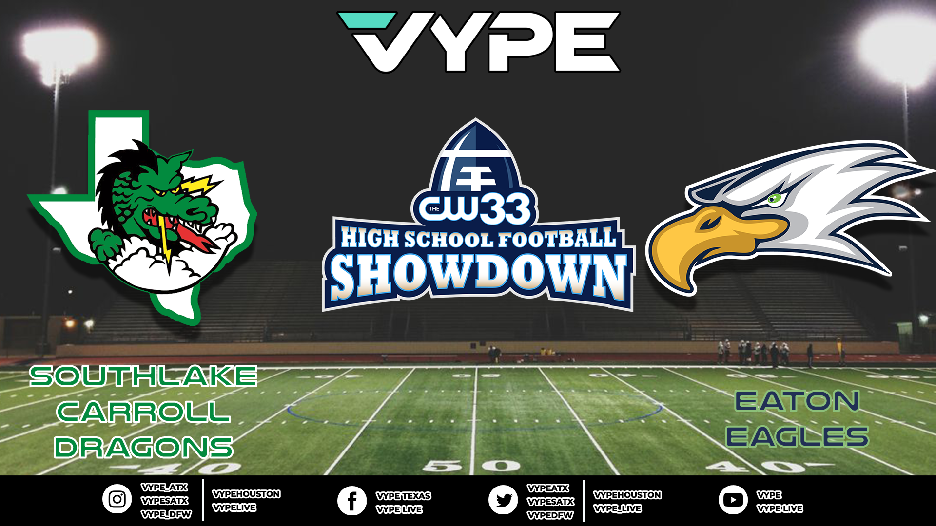 Thursday Night Showdown: Southlake Carroll vs. V.R. Eaton on CW33