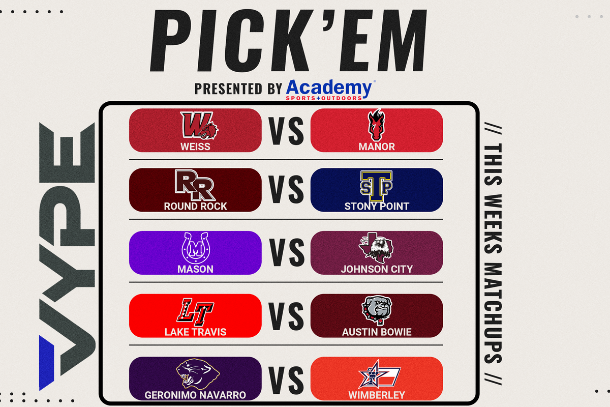 VYPE Austin Week 9 Picks Presented by Academy Sports + Outdoors