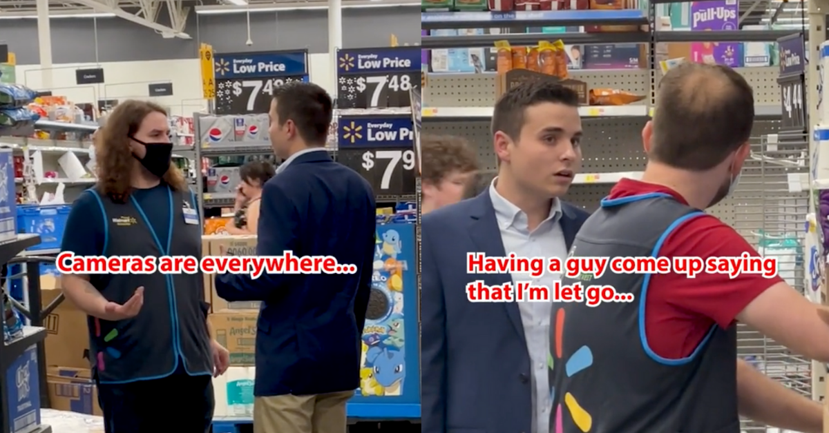 Guy Hit With Backlash After Donning Suit To 'Fire' Walmart Workers For TikTok Cruel Prank
