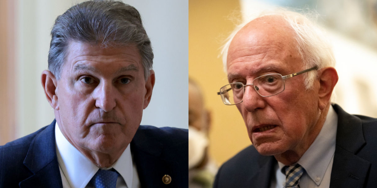 During heated negotiations, Manchin tells Sanders he's 'comfortable with zero' dollars … – TheBlaze