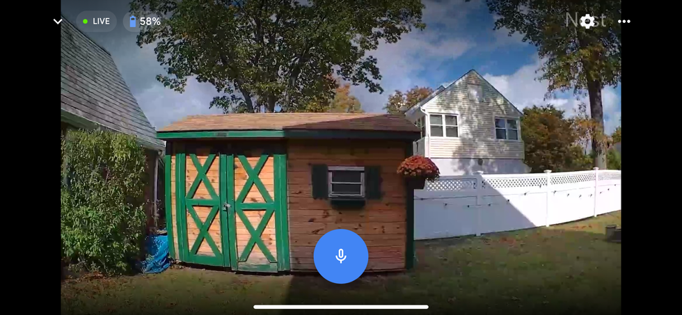 daytime view from Google Nest Cam in Google Home app