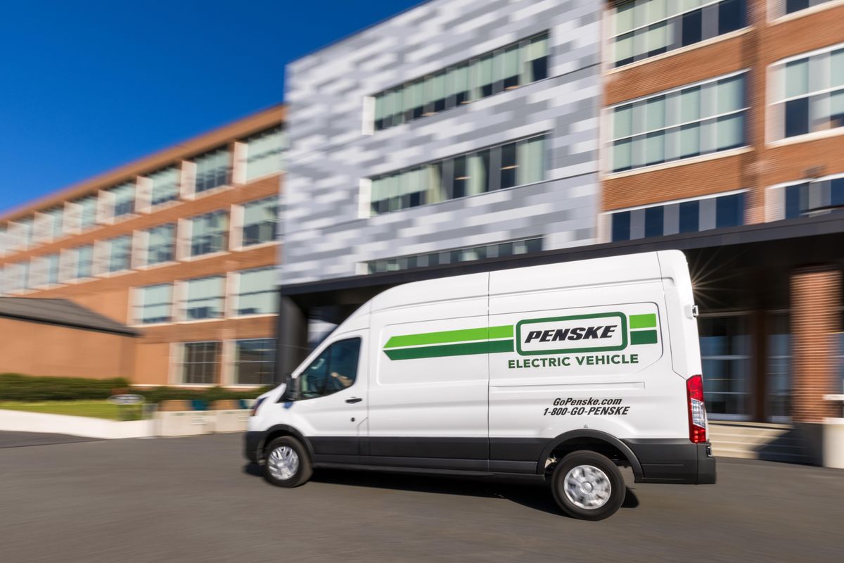 Penske Truck Leasing has added the Ford E-Transit to its electric truck fleet. 