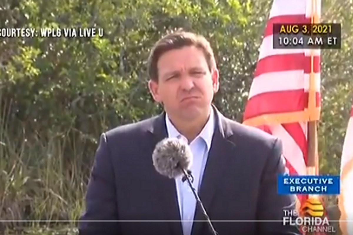 Look Away, Kids, The Governor Of Florida Is Shaking His Peener At Mickey Mouse