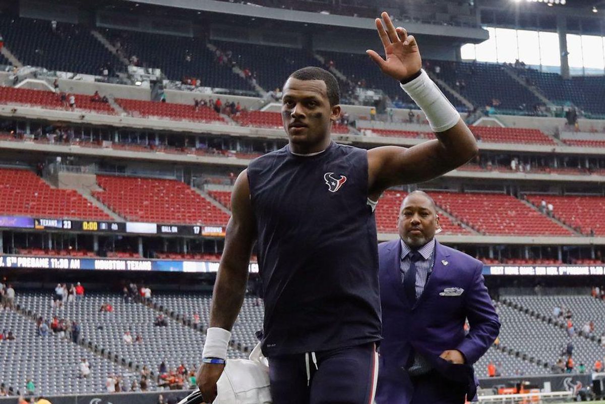 Deshaun Watson after a Houston Texans game