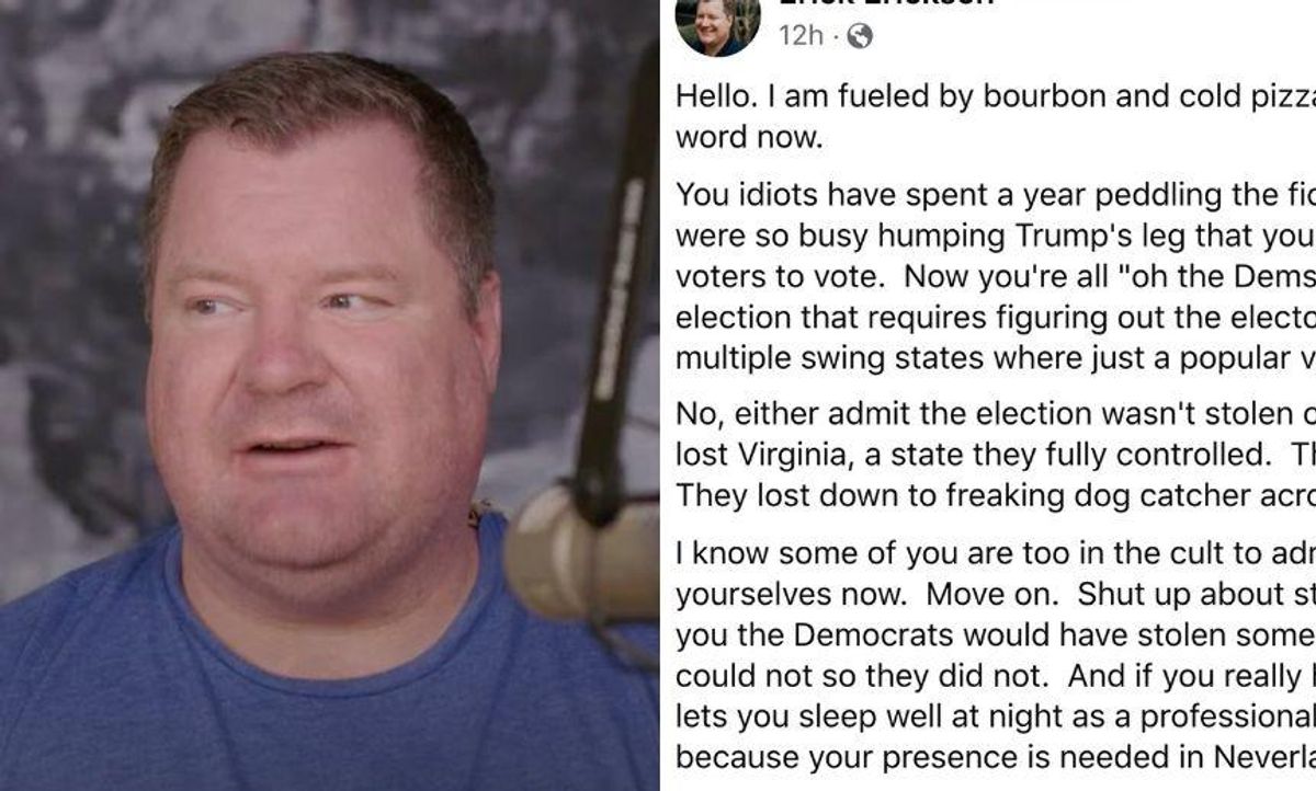 Rightwing Blogger Rips Followers for Believing Election Lies in Brutal Takedown After Big GOP Wins