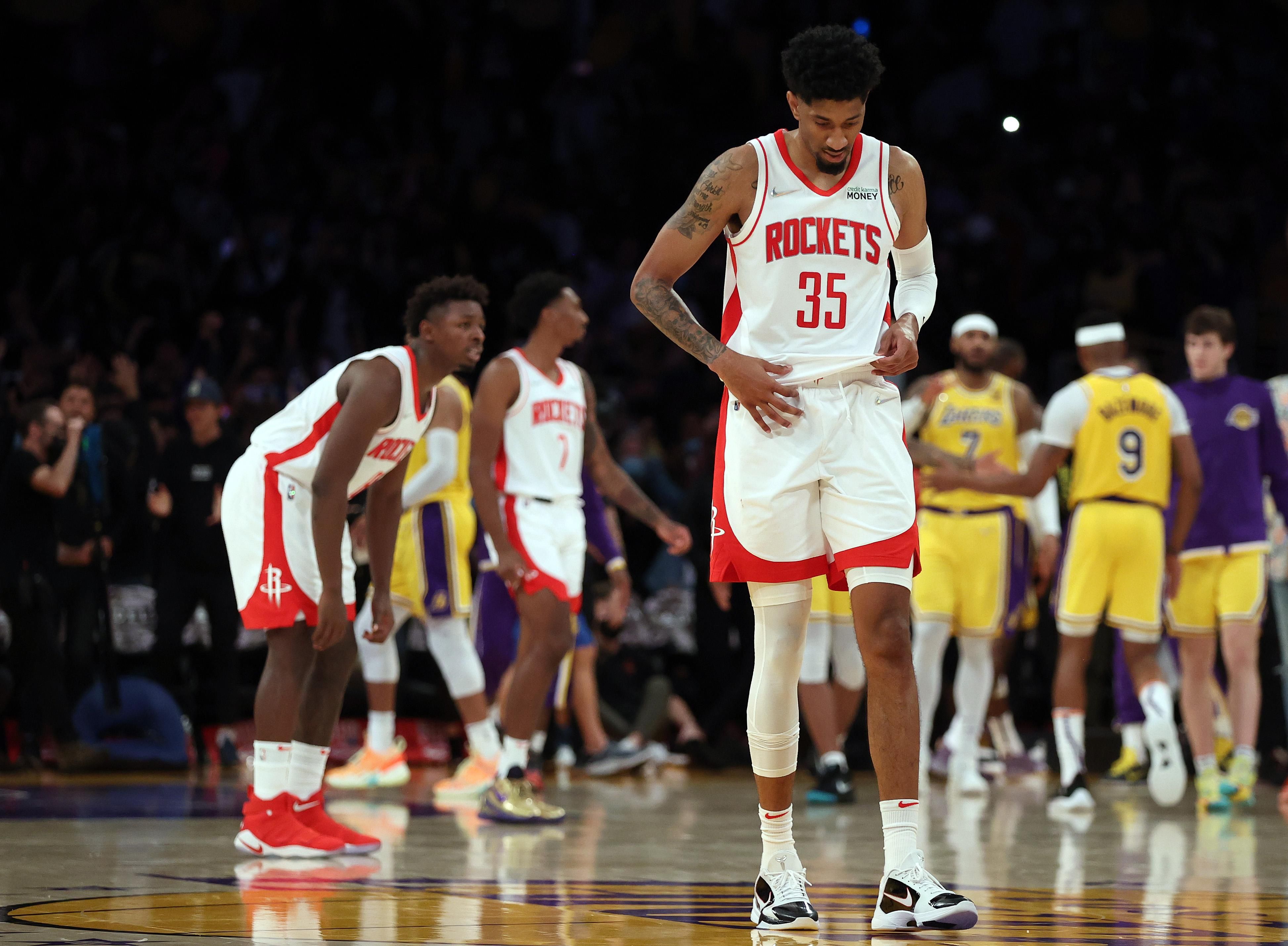 Rockets fall to Lakers despite big performances from Christian Wood, Jalen Green