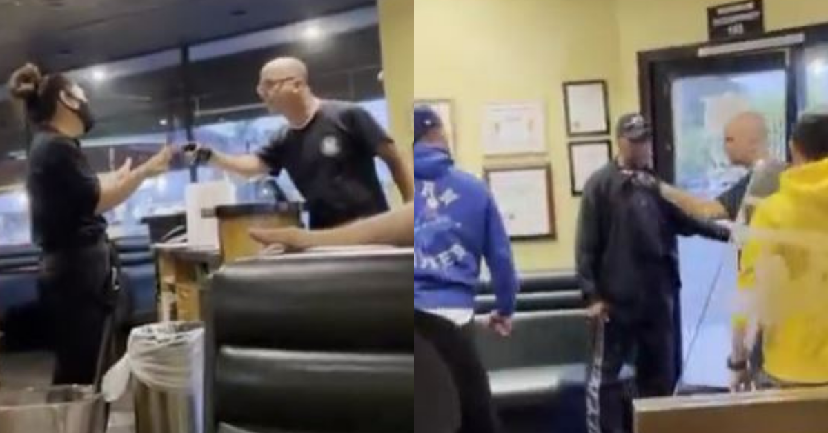 Anti-Masker Threatens Restaurant Workers Only To Get Punched In The Face After Shoving Customer