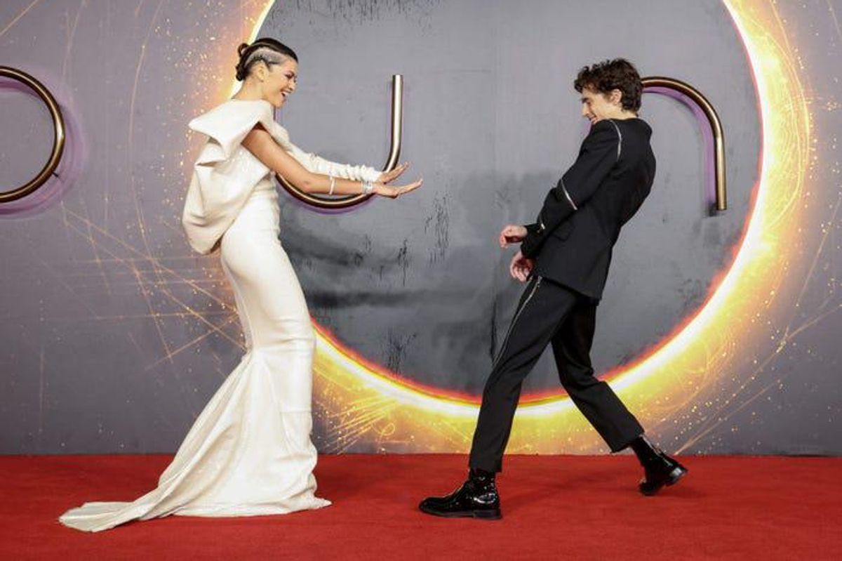 Zendaya and Timothee in London