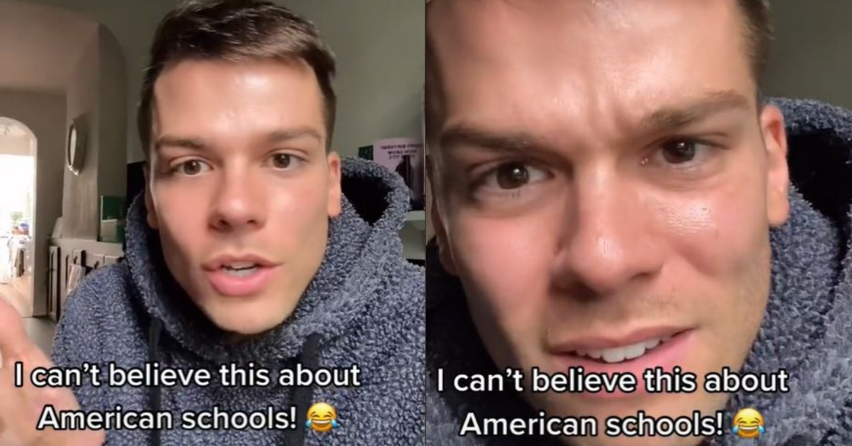 British TikToker Hilariously Shames U.S. For Making Students Use A Hall Pass To Go To The Bathroom