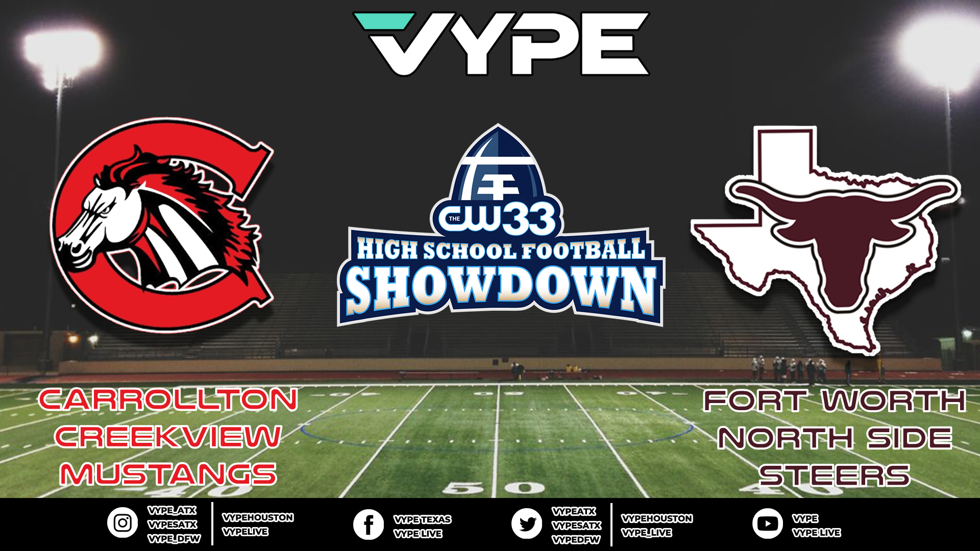 Thursday Night Showdown: Carrollton Creekview vs. Fort Worth North Side on CW33