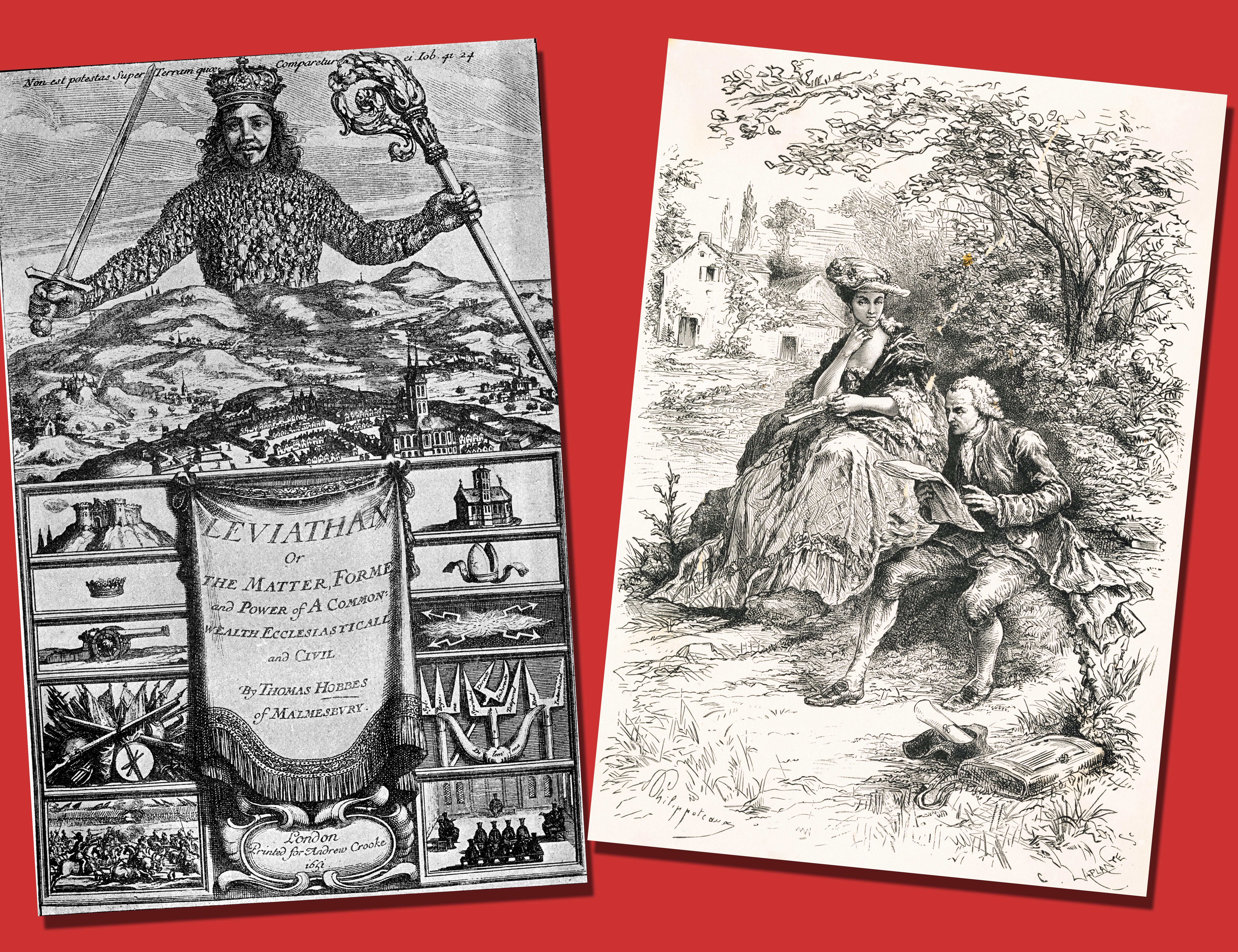 rousseau hobbes filosofia natura umana