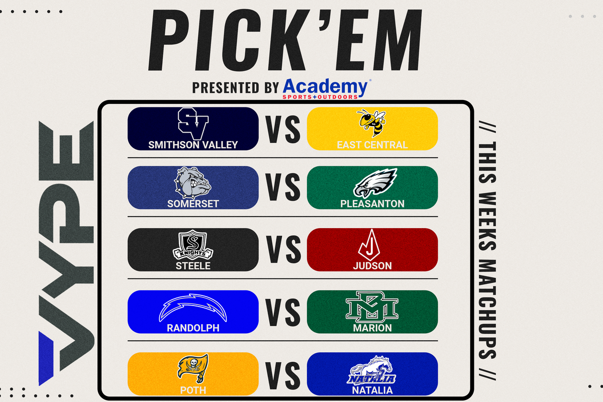 VYPE San Antonio Week 10 Picks Presented by Academy Sports + Outdoors