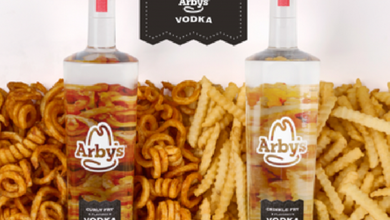 Arby's to release 80-proof vodka that tastes like its curly fries and crinkle fries