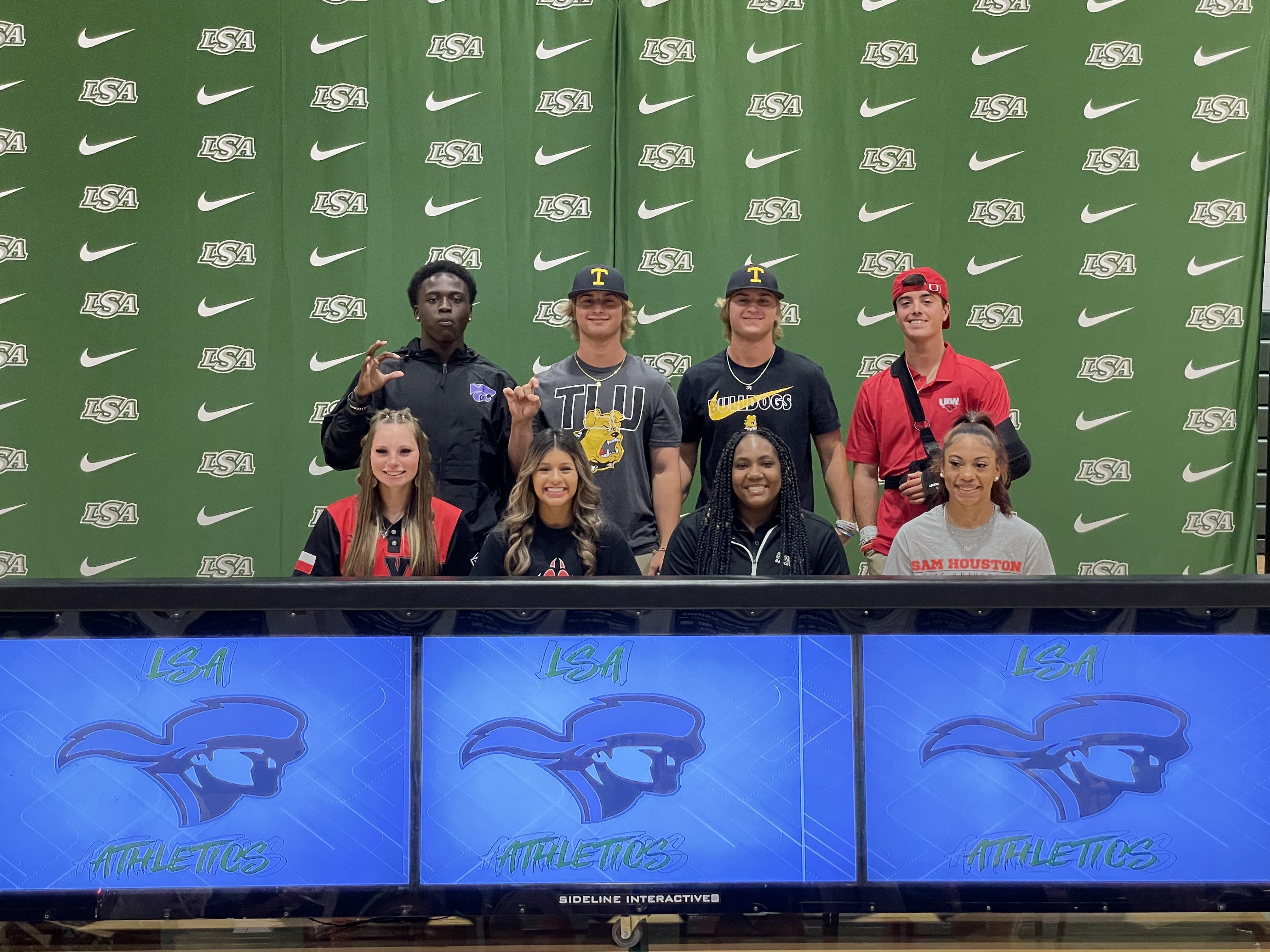 Nine student-athletes sign NLIs during Lutheran South Academy November National Signing Day