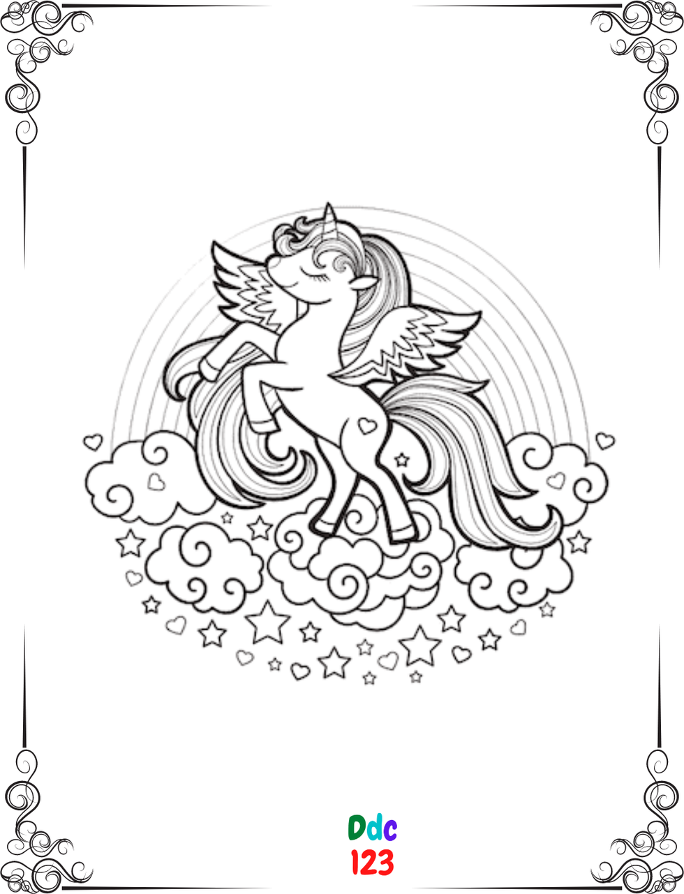 830 Collections The Unicorn Coloring Pages  Best Free