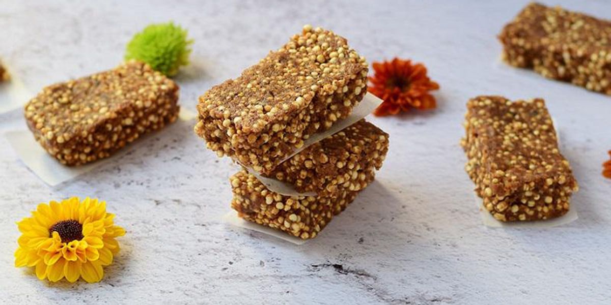 AlmondHazelnut Quinoa Energy Bars My Recipe Magic
