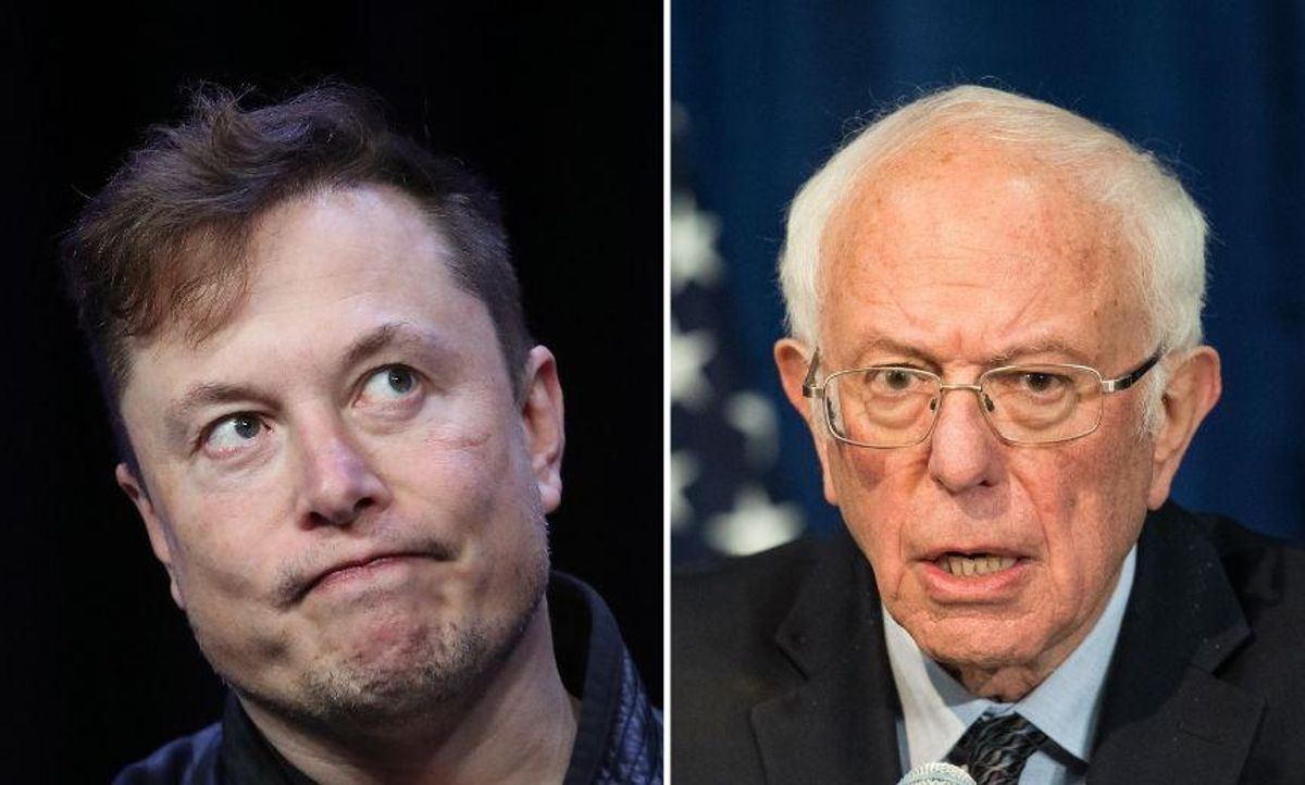Elon Musk Dragged for Questionable Attempt to Troll Bernie Sanders on Twitter
