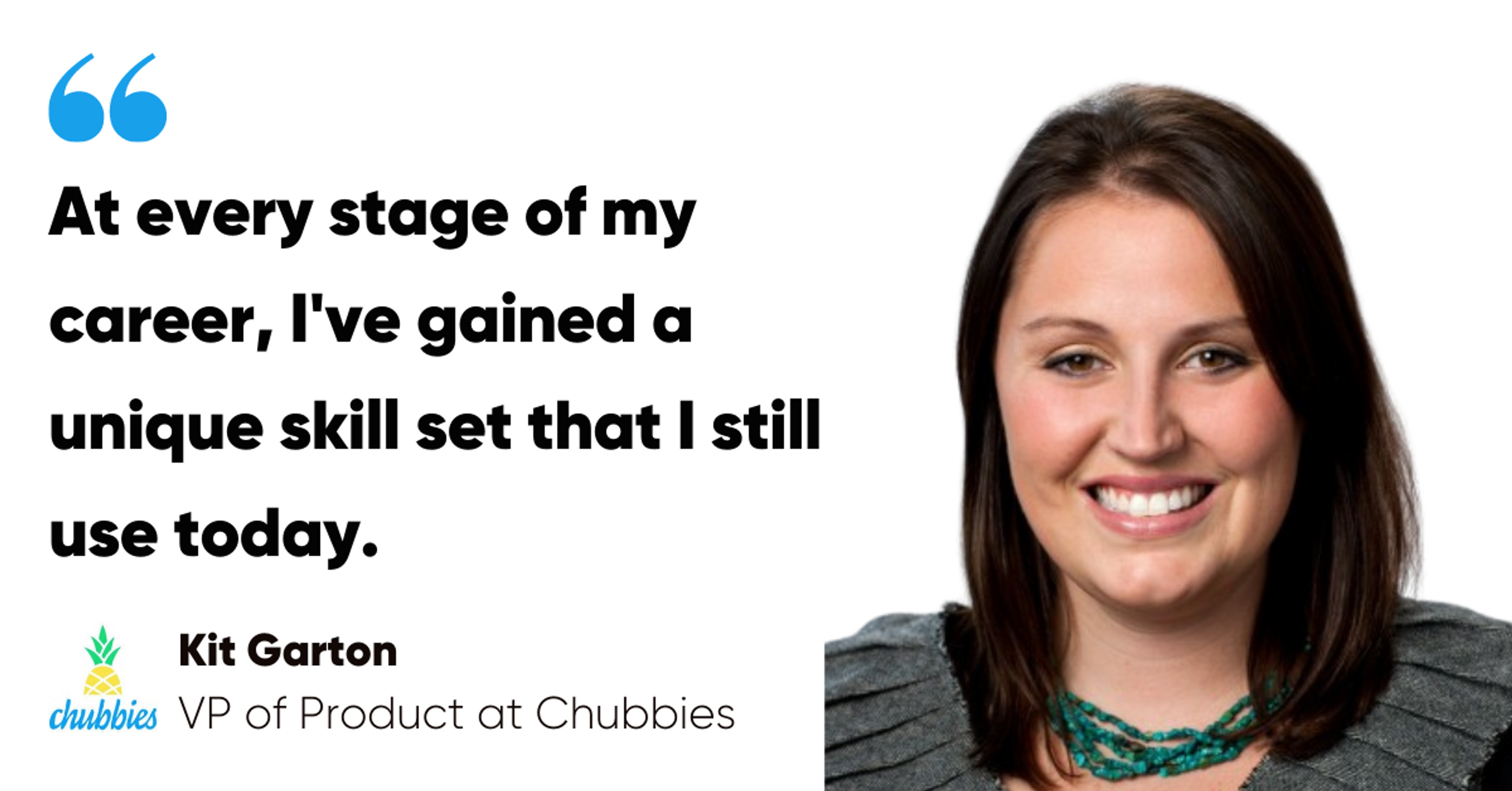 From Events Coordinator to VP of Product: Chubbies' Kit Garton on Creating the Career You Want
