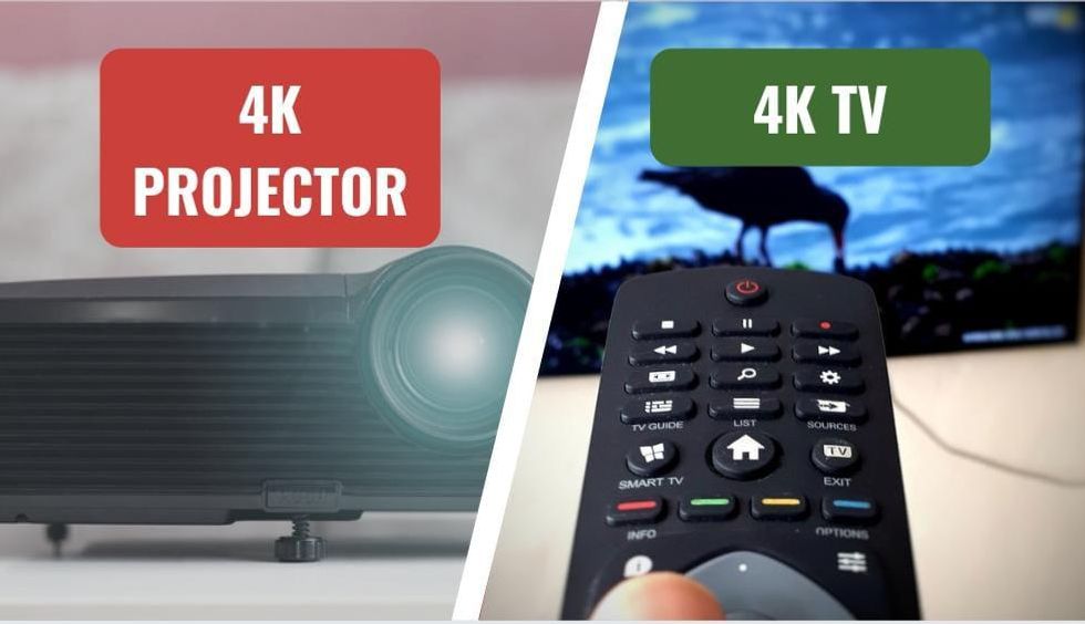 4K Projector vs 4K TV Which is the Better Option for You