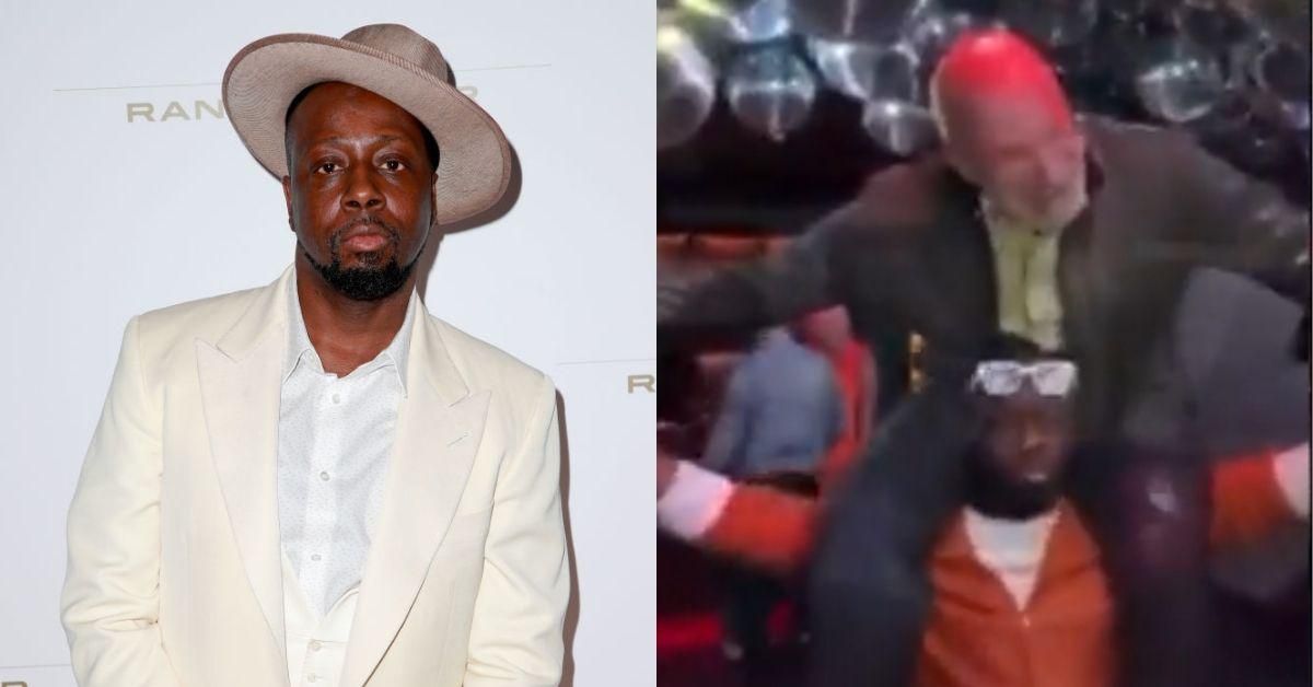 Wyclef Jean Accidentally Drops Range Rover CEO On His Head During Corporate Event In Painful Video