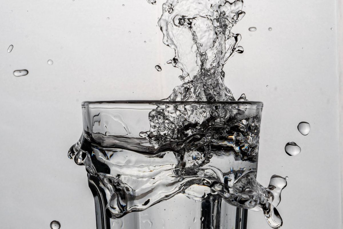 glass of water stress, put the glass down, stress