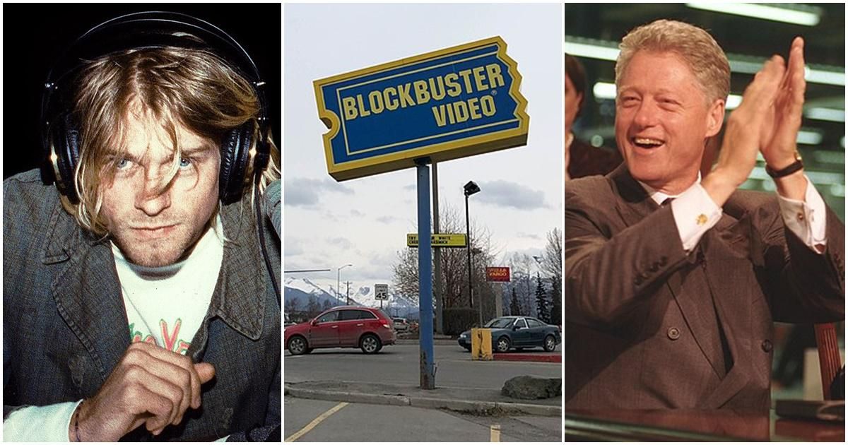 the 1990s, Kurt Cobain, Bill Clinton