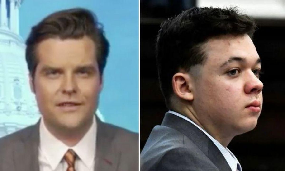 Matt Gaetz Says He May Approach Kyle Rittenhouse About Being a Congressional Intern—It Did Not Go Well