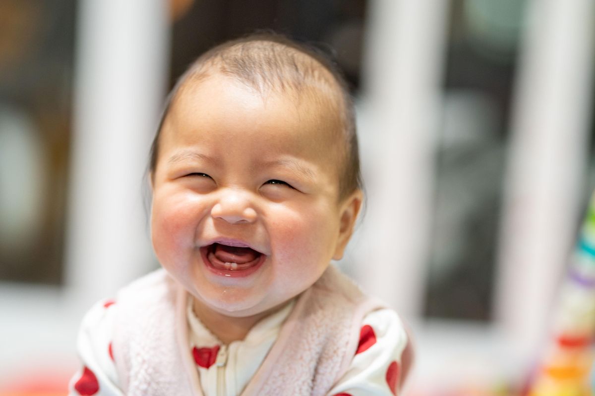 baby laughter study