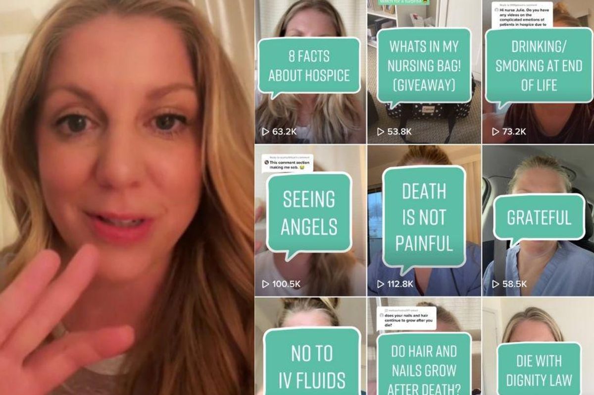 hospice, hospice myths, medical tiktok, learn on tiktok