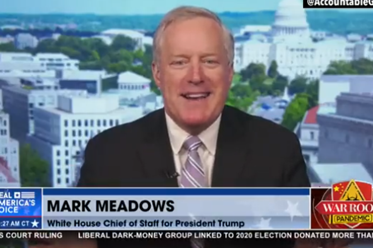 Trump Makes Conveniently Timed Donation To Mark Meadows's Employer