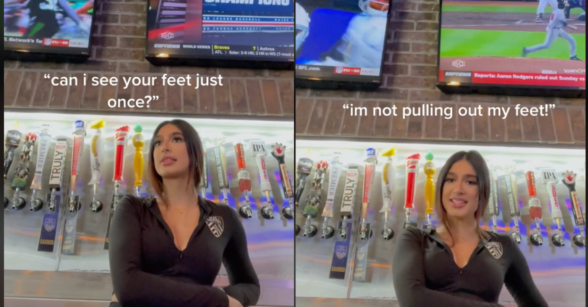 Bartender Stunned After Customer Demands To See Her Bare Feet In Uncomfortable TikTok Video