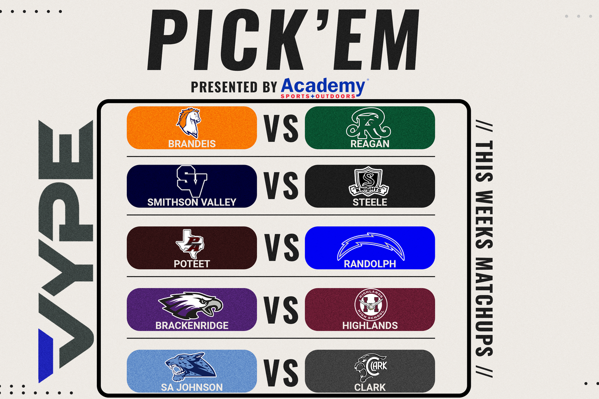 VYPE San Antonio Week 11 Picks Presented by Academy Sports + Outdoors