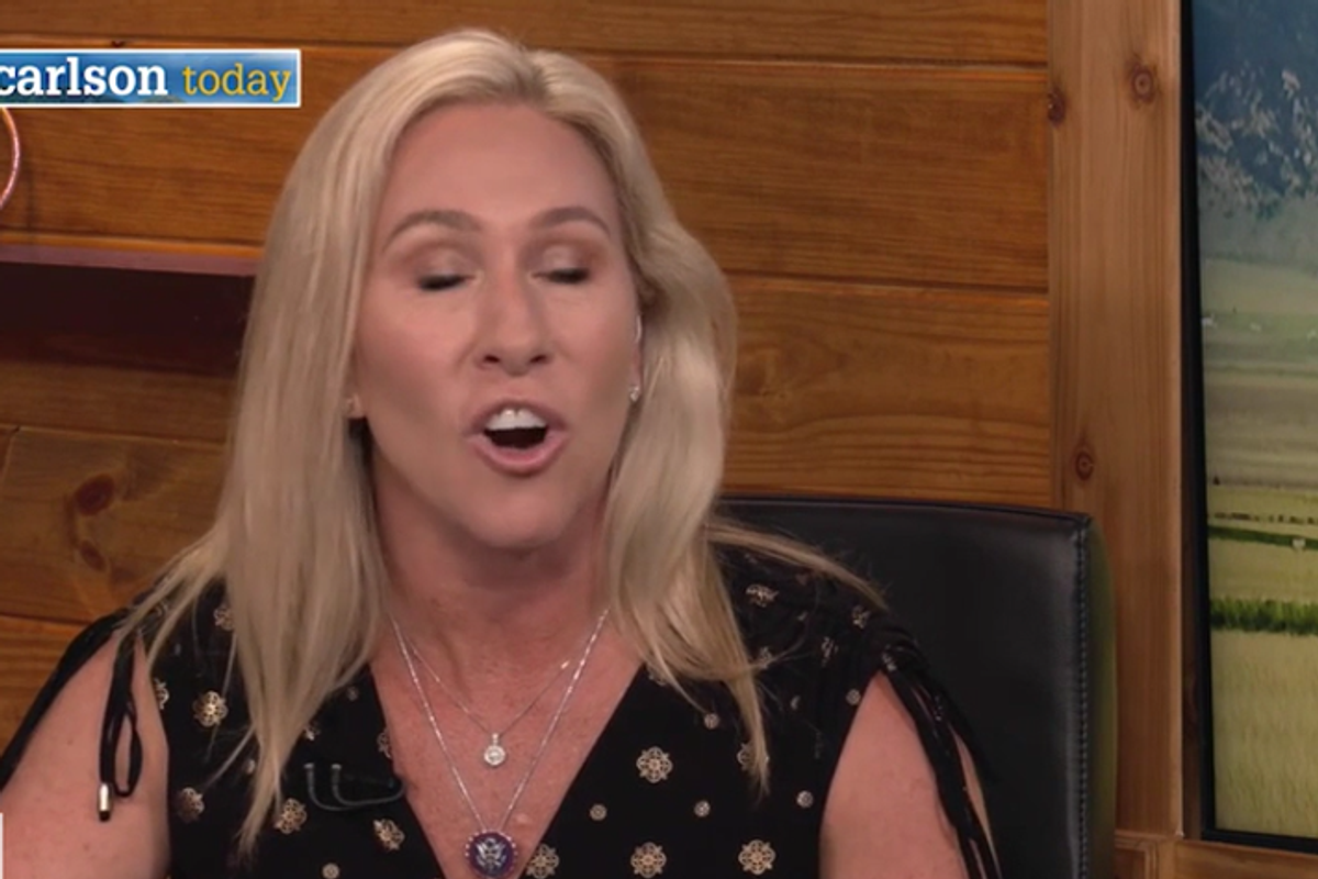Anti-Vax Marjorie Taylor Greene Delivers Pro-Vaccine Message From Her Lord And Savior Donald Trump