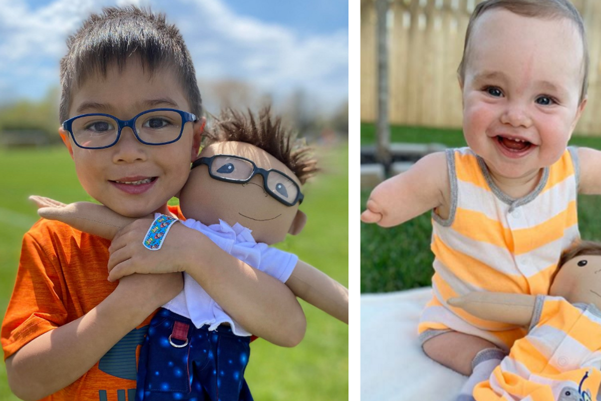 This doll maker gives every child a custom, handmade doll that looks exactly like them