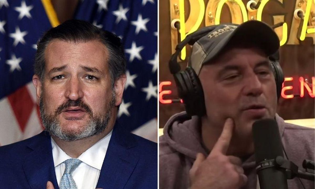 Ted Cruz Mocked for Suggesting Joe Rogan Would Be 'President of Texas' If It Seceded
