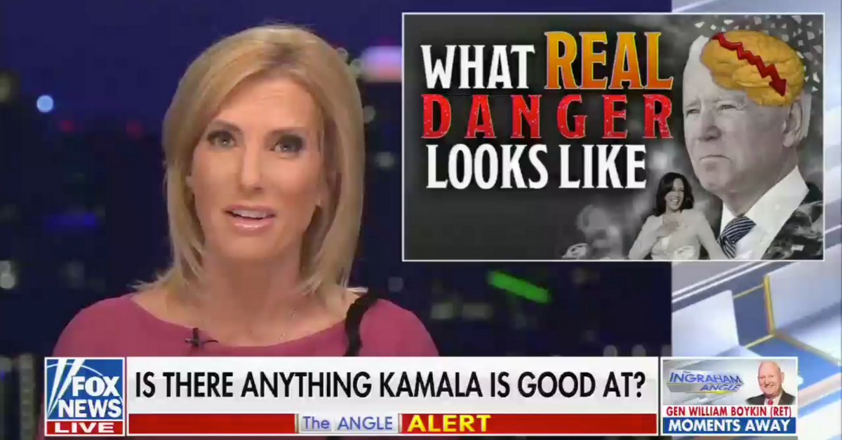 Laura Ingraham Slammed For Saying Kamala Harris Is 'Completely Incapable' In Racist Rant