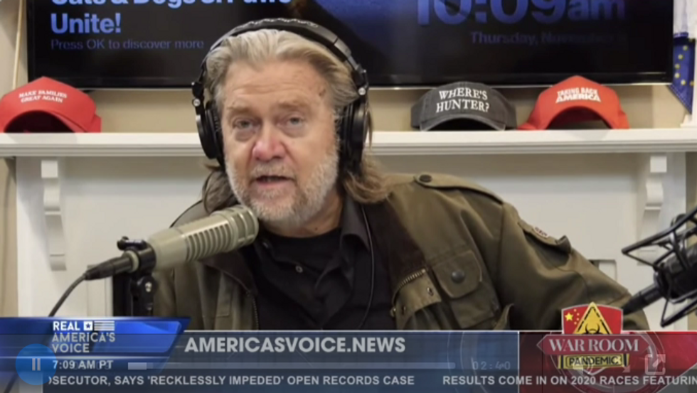 Bannon, Trump, Greene Blast 'Enemy' Republicans Over Spending Deal