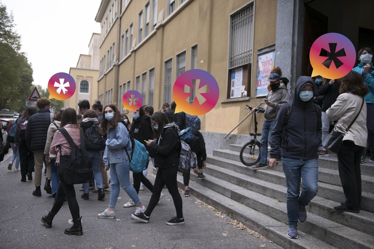 liceo cavour scuola italiano asterischi pensiero unico