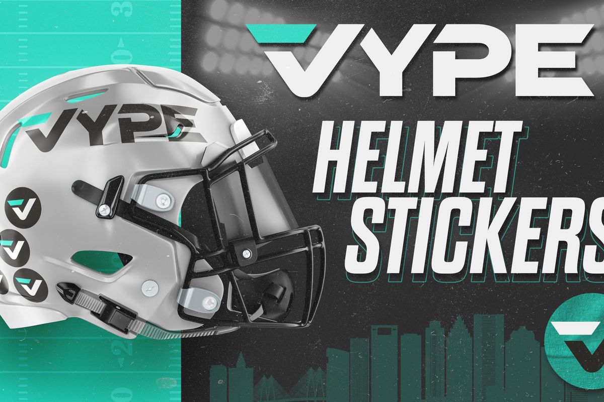 VYPE Houston Helmet Stickers: 2021 Area Playoffs