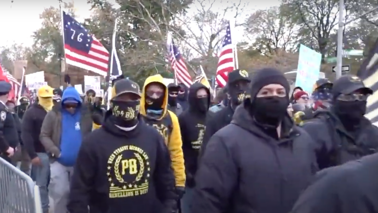 Proud Boys Show Up For Anti-Vax Rallies In New York And Los Angeles